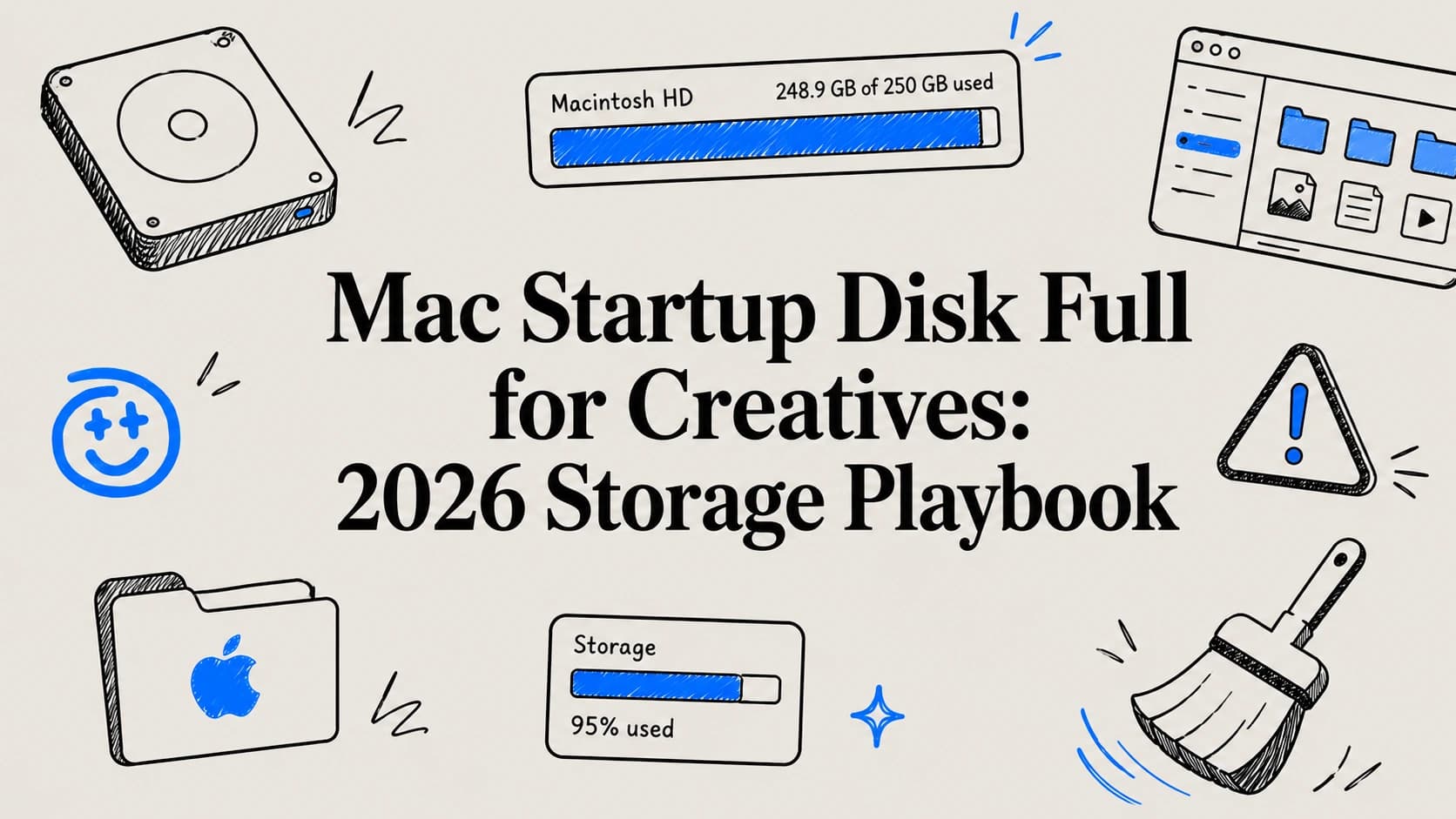 Mac startup disk full for creatives: 2026 storage playbook thumbnail